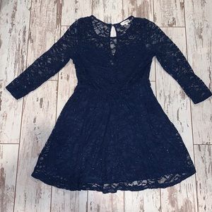 Sparkly lace dress